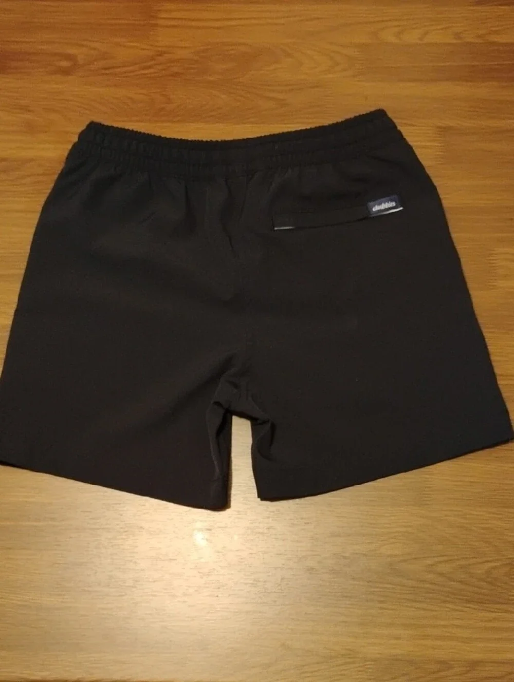 🐻chubbies Black Swim Shorts with Pink Liner and White Drawstring Size Xs 6/7